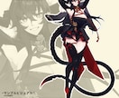 Vtuber向け立ち絵を制作します キャラデザからパーツ分けまでを担当します！ イメージ3