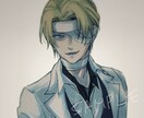 オープン価格！闇系・シックでカッコイイ男子描きます 画風寄せOK、強くて色気のある10～30代イラストが得意です イメージ4