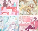 二級建築士が理想のインテリアの部屋イラスト描きます Vtuber配信用背景/サムネイル/ヘッダー/一枚絵など イメージ1
