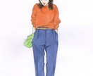オシャレなファッションイラストお描きいたします 【飾りたくなるオシャレイラスト】 イメージ2