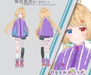 商用OK！VRoidでイラストから３Dを制作します 作った３DはVtuber、ゲーム、メタバース等に使用可能！ イメージ9