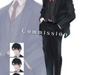 商用可◎TRPG.ゲーム用立ち絵制作します イケメンキャラ、クール系、色気のある男性キャラが得意です イメージ4