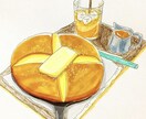 元パティシエがスイーツ・食べ物系のイラスト描きます 対象のスイーツのバランスや色味にこだわって描きます！ イメージ5
