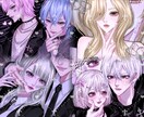 夢絵・SNSアイコン・イラスト描きます 不穏な雰囲気やリアル寄りの絵柄が好きな方に イメージ2