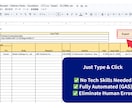 200億企業課長監修！1クリックで帳票を一括します VBA搭載。スプレッドからPDF・Excel自動生成 イメージ5