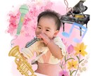 世界に一つだけの選び取りカードをお作りします 職業テーマ×赤ちゃん写真×水彩タッチのオリジナルカードです。 イメージ4