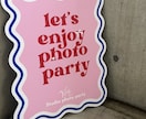 うねうねデザイン♡ウェルカムボード作成してます うねうねデザインのウェルカムボード／誕生日・結婚式・イベント イメージ3