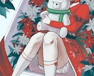 一枚絵、サムネイル、アイコン、書籍表紙、描きます 【世界観重視、雰囲気重視】厚塗り寄り、丁寧に美しく描きます。 イメージ10