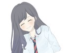 腰上イラスト描きます 髪の毛の繊細で綺麗な塗りが特徴です！ イメージ5