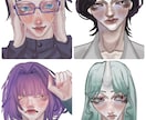 SNSのアイコンやMVのイラスト作成します 重厚感のある塗りが特徴的です目を引くイラスト作成できます イメージ1