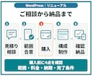 WordPressサイトをリニューアルします 既存テーマで主要2ページを刷新／全体改修は個別見積り イメージ5