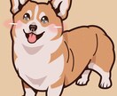 犬の似顔絵をシンプルで可愛く描きます 愛犬をやさしいタッチでイラストにします イメージ4