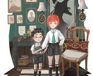 立ち絵、背景のあるイラスト描きます キャライラスト背景付きイラスト等お任せ下さい..!! イメージ3