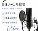 感情の伝わる男性ボーカルを高音質で録音します 作品の世界観に寄り添い、心に届く歌声をお届けします。 イメージ1