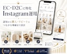 EC・D2Cに特化！インスタグラム運用をいたします 美容・コスメ・アパレル・アクセサリー・雑貨・食品…に対応！ イメージ1
