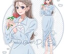 可愛い女の子の全身、立ち絵描きます 創作キャラ、SNS利用、夢女子さんのご利用にも◎ イメージ2