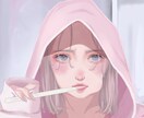 世界で1枚オシャレなオリジナルイラスト描きます 私のセンスを詰め込んだオシャレなイラストを描きます イメージ2