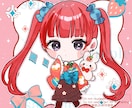 ふんわりかわいい♪ミニキャライラスト描きます キュートなミニキャラ♪デフォルメイラスト♪ イメージ1