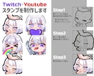 配信用のスタンプ作成します ポーズサンプルorご希望ポーズで作成可能です！ イメージ1