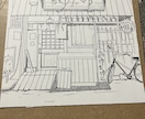 大切なお店やお家を手描きの絵にします 写真から温かみのある一枚を描きます イメージ4