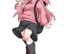 安値でイラスト依頼を受けます (背景なし)お手頃価格であなただけのキャラクターを描きます イメージ2