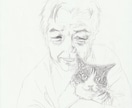 鉛筆の手描き絵・データ化・色の反転なども承ります 失敗した写真のデッサンと、少し加工もしてみたい方は是非！ イメージ3
