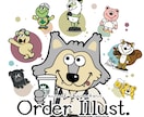 動物キャラ提供いたします キャラクター、ヘッダー、アイコンなどのリクエストおまかせあれ イメージ1