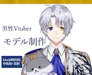 男性Vtuberモデル制作いたします 世界観に寄り添ったモデルを制作します イメージ1