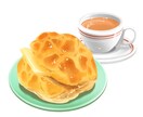 写真からフードイラスト作成します デザート、パン、飲み物を鮮やかに可愛く！メニュー、popなど イメージ2
