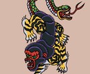 ストリート調デザインのイラスト・ロゴ作成します キャッチーでカラフル！格好良くてかつ少し抜けた雰囲気！ イメージ5