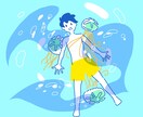シンプルかわいいイラスト描きます アイコンやHP、グッズなどに使えるオリジナルイラスト イメージ4