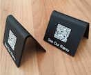 QRで簡単アクセス！メニュー＆Wi-Fi　作ります スマホで簡単スキャン 5枚セット！おしゃれなスタンドデザイン イメージ2
