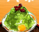 食べ物のイラストお描きします 商用利用OK◎ランチやデザートのグルメを色彩豊かに イメージ3