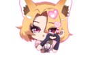 ポップで目を引くミニキャライラストを制作します SNS・配信・グッズに映える！あなただけのポップな一枚を。 イメージ3