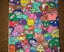 同じ絵が描けないので違う絵が届きます 全て一点限りとなっています。写真とは違う絵が届きます イメージ2