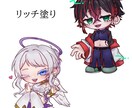 ポップなSDキャラを描きます 商用利用可能！リッチな塗りやアニメ塗りにドット絵風も！ イメージ3