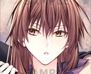 SNS等に使えるアイコン・ヘッダー作成します 少女漫画・乙女向け・女性向けゲーム系の絵柄のイラストです イメージ2