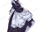 商業利用◎紫メイドさん販売いたします 表情差分9つ買い切りにて使用可能です！★購入特典あり★ イメージ4