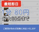 最短即日、どこよりも早く文字起こしいたします 音声解析ソフトと手作業による丁寧で早い文字起こし イメージ1
