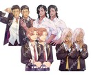 キャラクターイラストの制作いたします ＴＲＰＧや創作の設定などに！等身が高めの綺麗な絵が得意です。 イメージ4