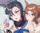 高クオリティなイラスト作成をいたします サムネ、アイコン、立ち絵など希望のものをお描きします イメージ1