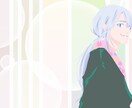 シンプルな人物画描きます youtube・ゲームの立ち絵やアイコン、ヘッダーが欲しい方 イメージ1