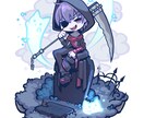 太めの線が特徴・POPなミニキャラを描きます 商用込み｜全身イラスト・料金内で2，3等身を選べる！ イメージ6