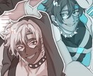 可愛く雰囲気のあるイラストをお描きします SNSで使用するのアイコン等にお困りな方へ イメージ3