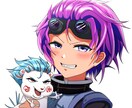 好きなキャラと、要望あればあなたをイラストにします 好きなキャラとの並びのキャラアイコンを手に入れませんか？ イメージ2