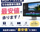 テロップ・カット割　単純作業を最安値で承ります とにかく安く「実績を積むために」自社での動画制作経験ありです イメージ4