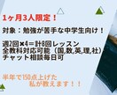 1ヶ月集中！本気で点数を上げるためにサポートします マンツーマンで細かくやり取りをして短期で結果を出します。 イメージ1