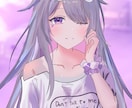 可愛く透明感のあるイラストを描きます あなたの大切なキャラクターを魅力的な一枚に イメージ2