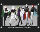 TRPG用立ち絵製作します 若い男性女性を描くことが得意で、タッチは厚塗りになります イメージ3