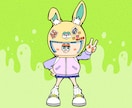 個性◎ポップでかわいいカートゥーンイラスト描きます 人物•動物やモンスターまでご希望用途に合わせてイラスト制作 イメージ9